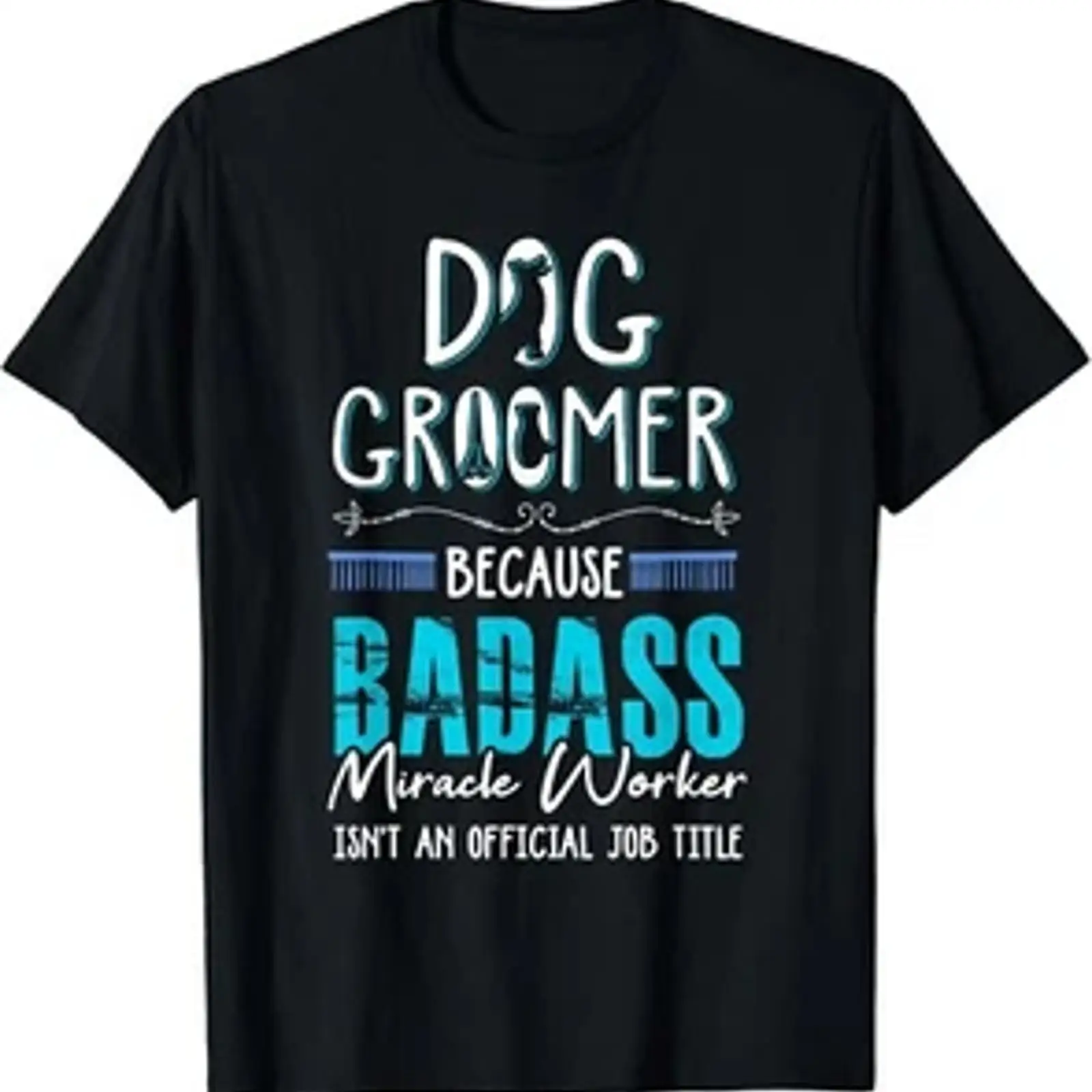 Men Grooming Quotes Short - Camiseta divertida para peluquero canino con