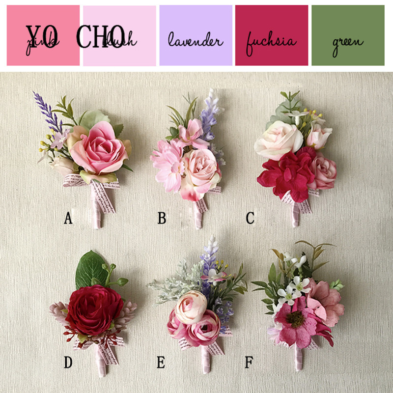 Men Grooming Home - YO CHO-Flor de boda para hombre,