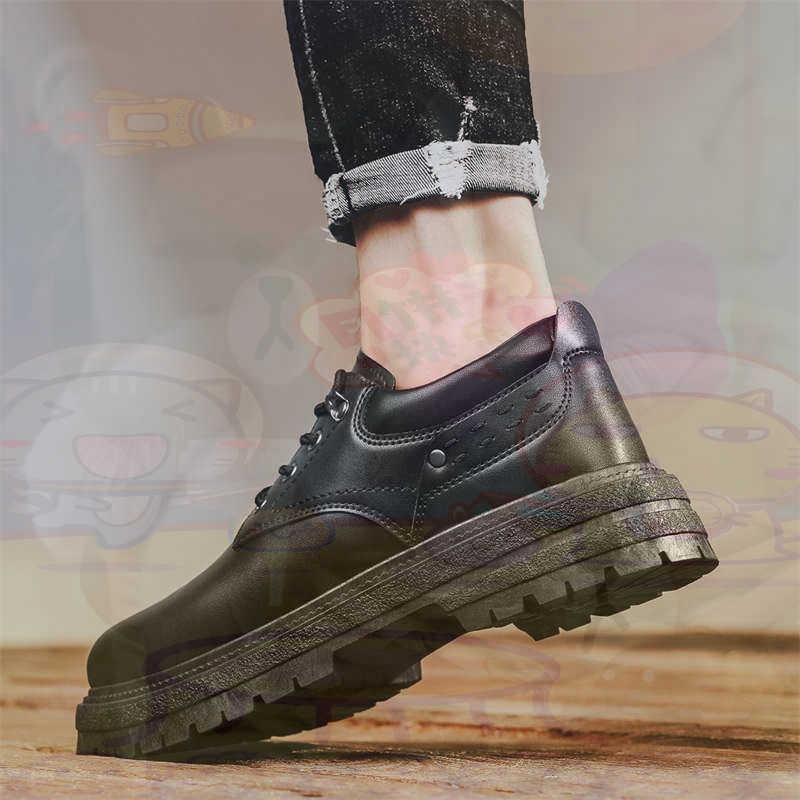 Men'S Grooming Ideas - Zapatillas deportivas de cuero Natural oscuro