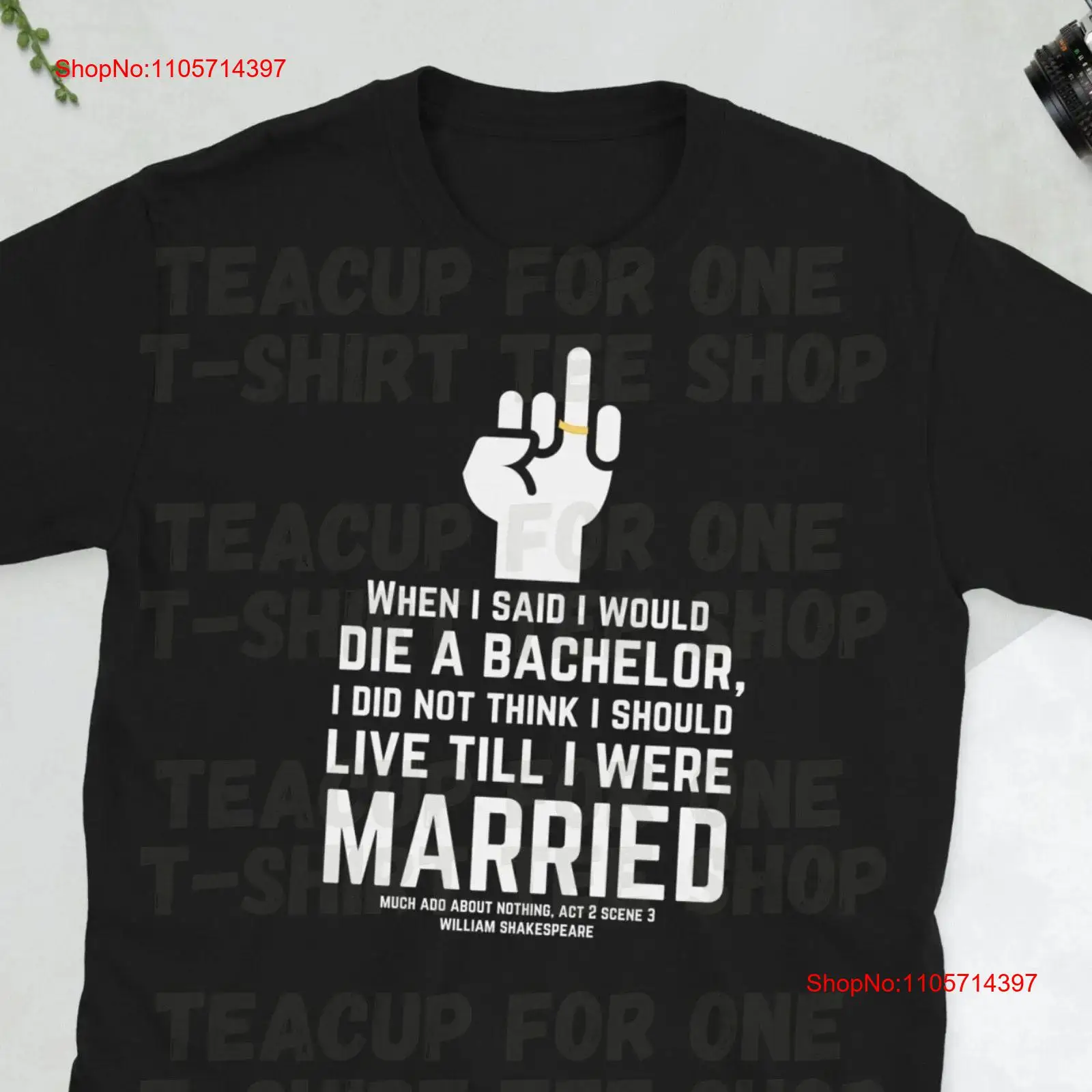 Men Grooming Quotes Short - Camiseta inspirada en Much Ado About