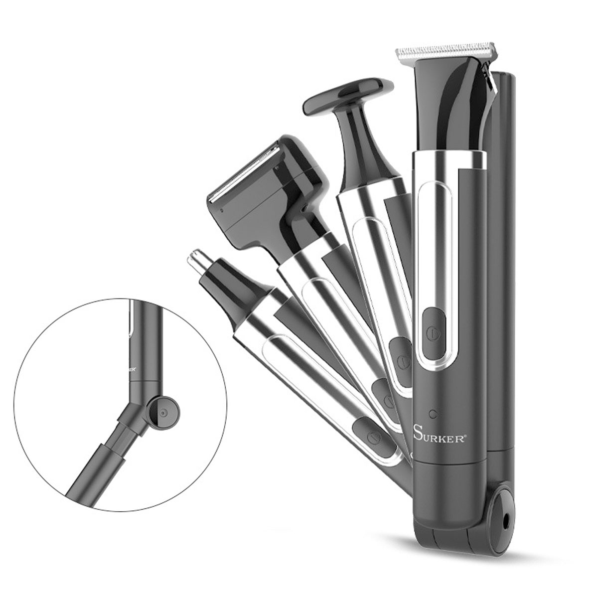 Men'S Grooming Ear Hair - Surker-Afeitadora 4 en 1 para hombre,