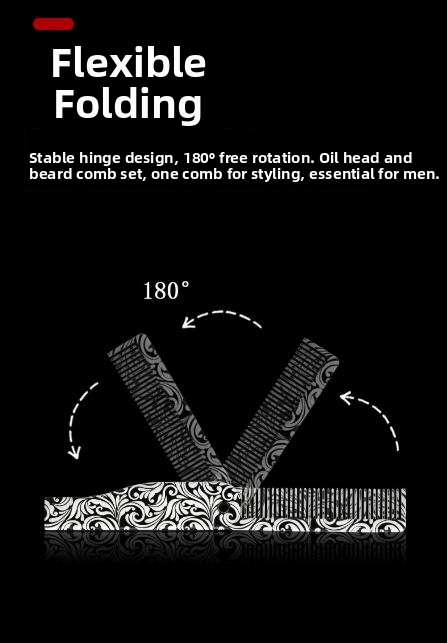 Peine Plegable de Acero Inoxid - Men'S Grooming Tonic reseña y precio