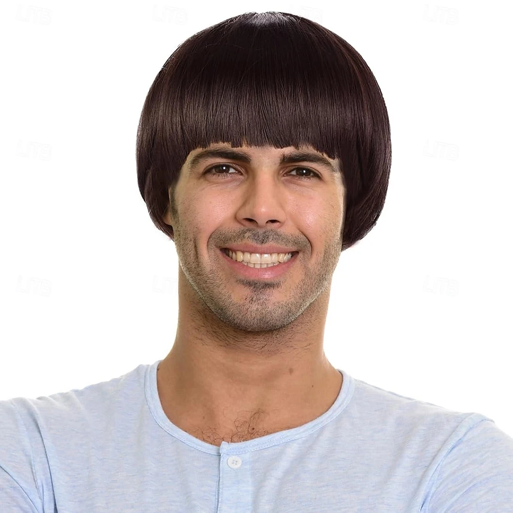 Peluca Corta de Cabello Sintét - Men'S Grooming Haircut reseña y precio