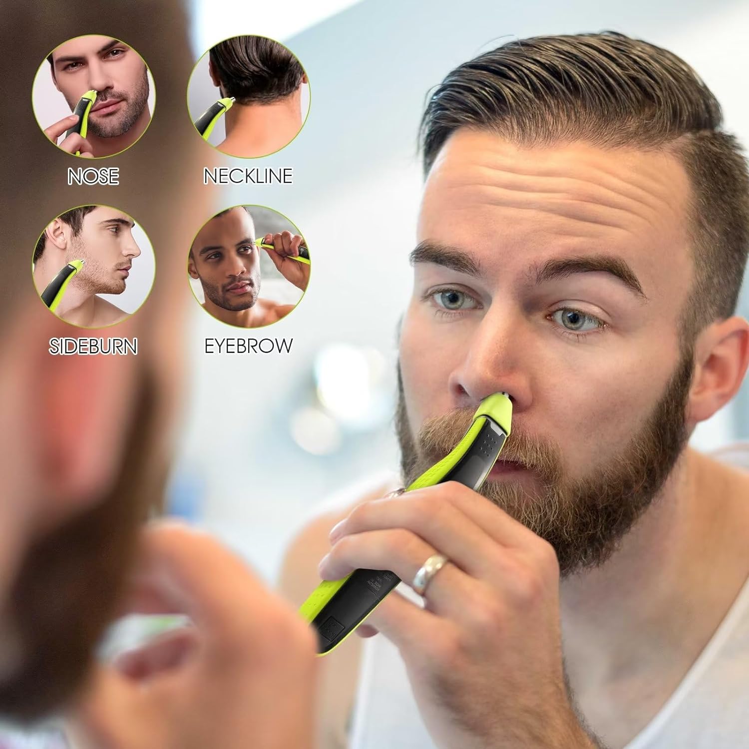 Cabezales de cuchillas de repu - Men'S Grooming Haircut reseña y precio