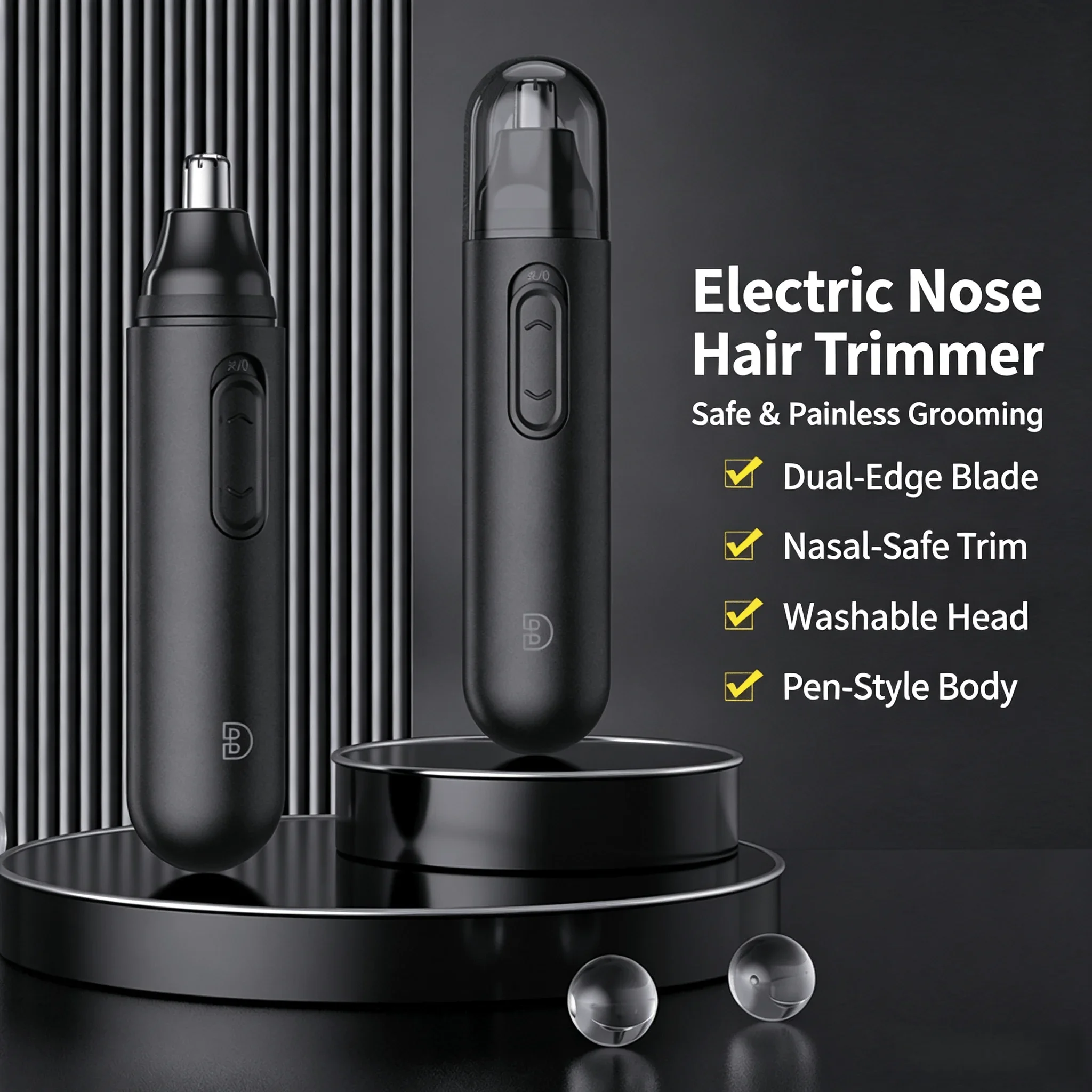 Recortador de vello nasal eléc - Men'S Grooming Ear Hair reseña y precio