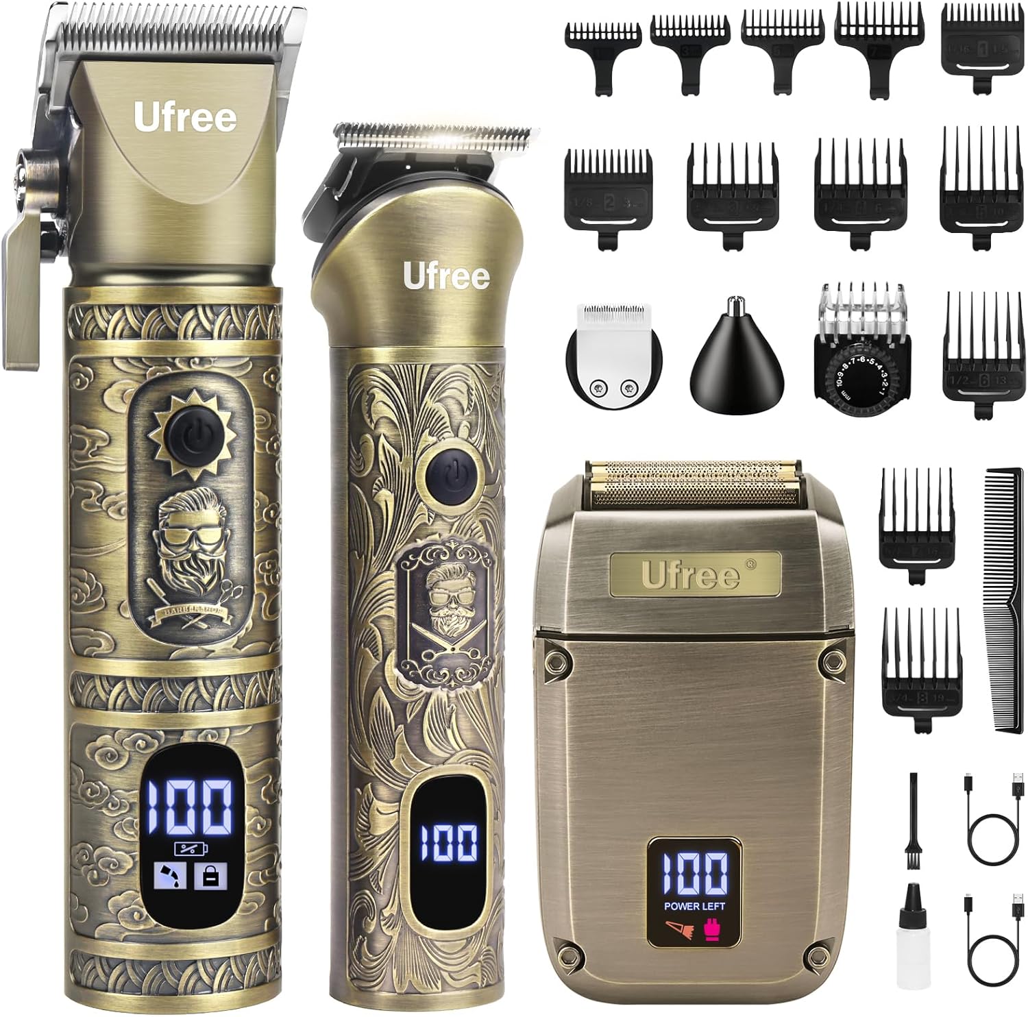 Recortadora de barba y cortape - Men'S Grooming Products Kit reseña y precio